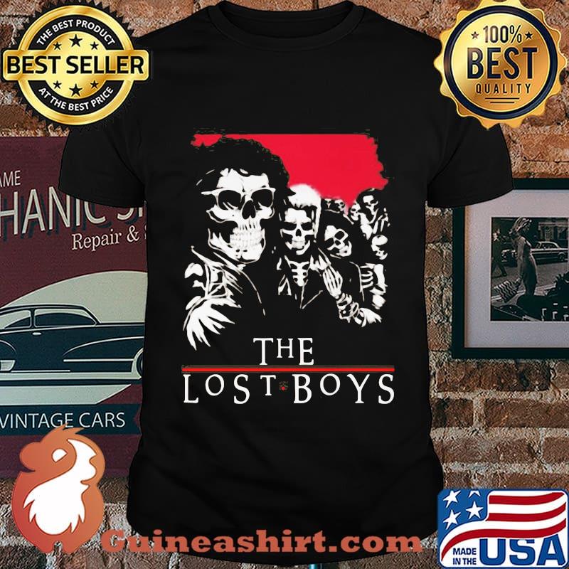 The lost boys band members skeleton shirt