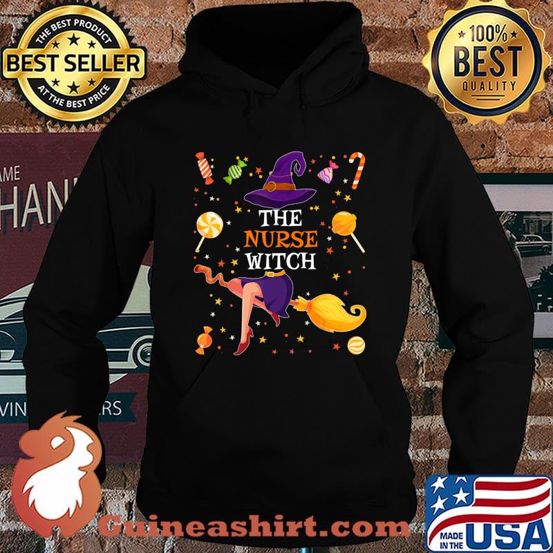 The Nurse Witch Funny Matching Family Halloween Candy Gift T-Shirt Hoodie