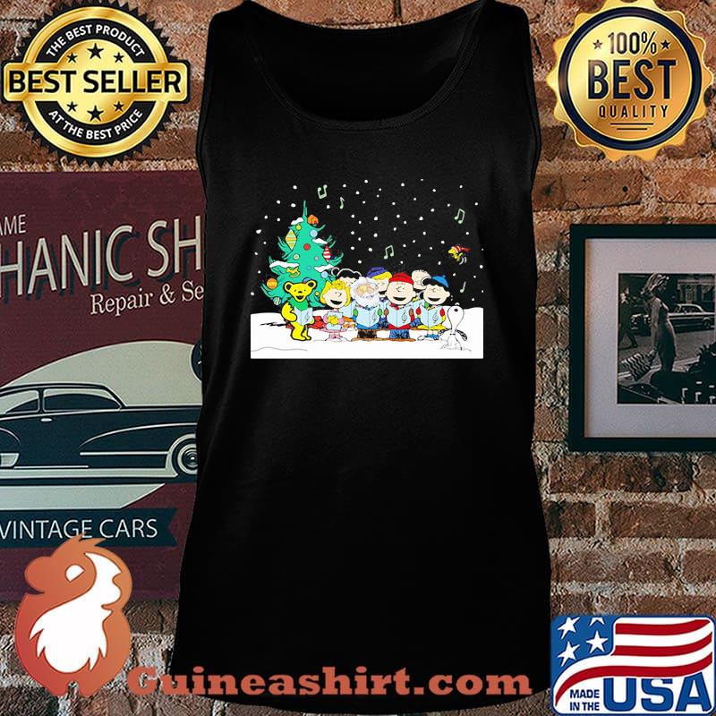 The peanuts and bear merry christmas s Tank top