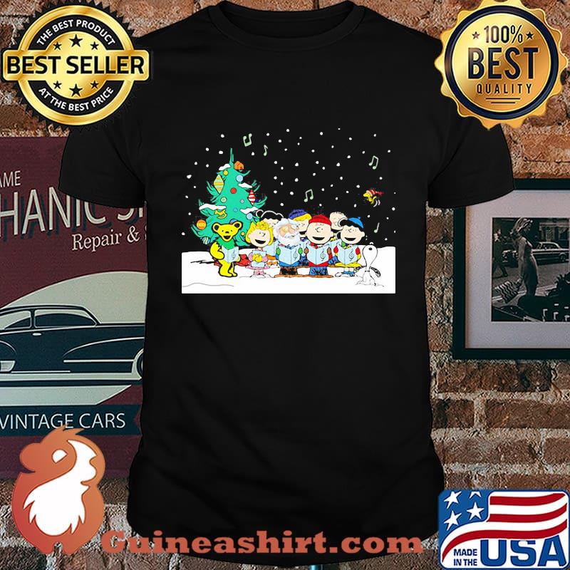 The peanuts and bear merry christmas shirt