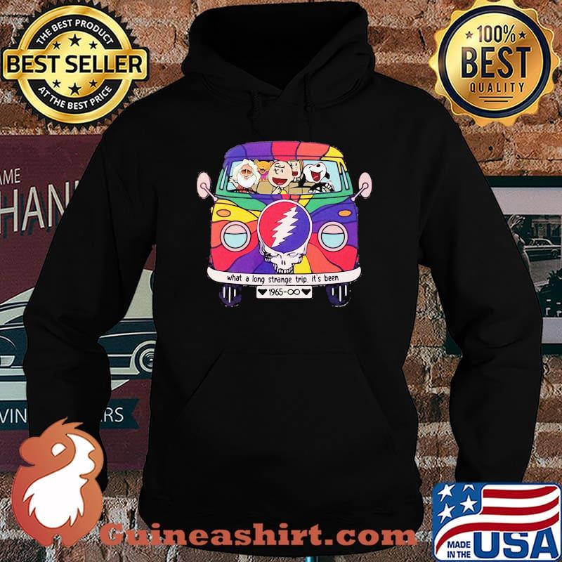 The peanuts riding bus grateful dead band what a long strange trip it's been s Hoodie