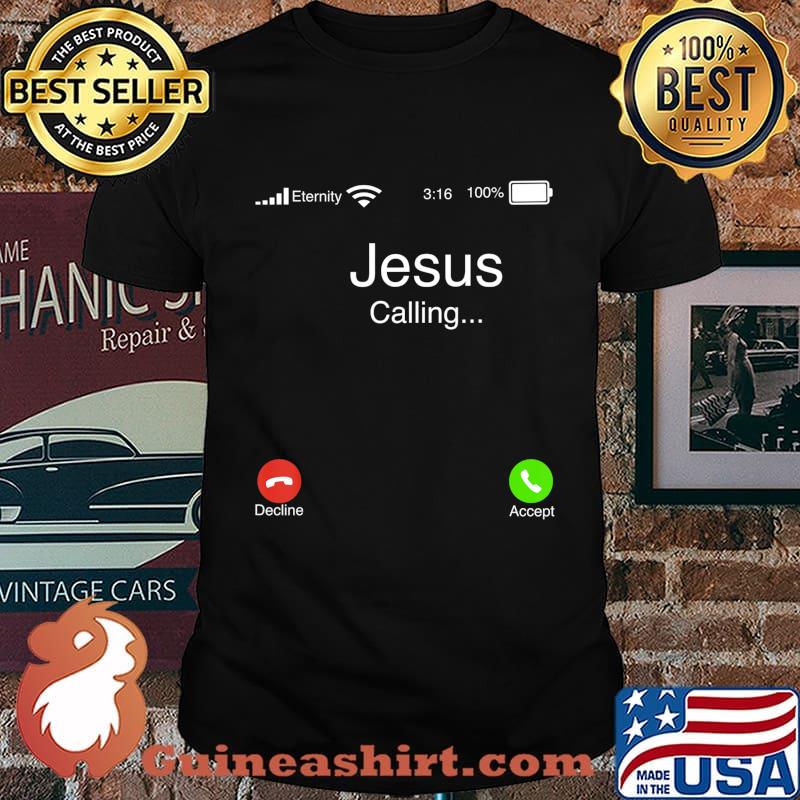 Trendy Christian Graphic - Jesus Calling T-Shirt