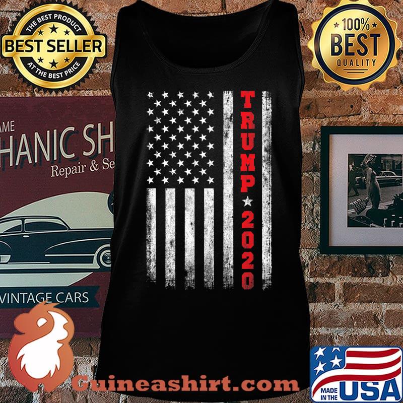 Trump 2020 American Flag Vintage T-Shirt Tank top