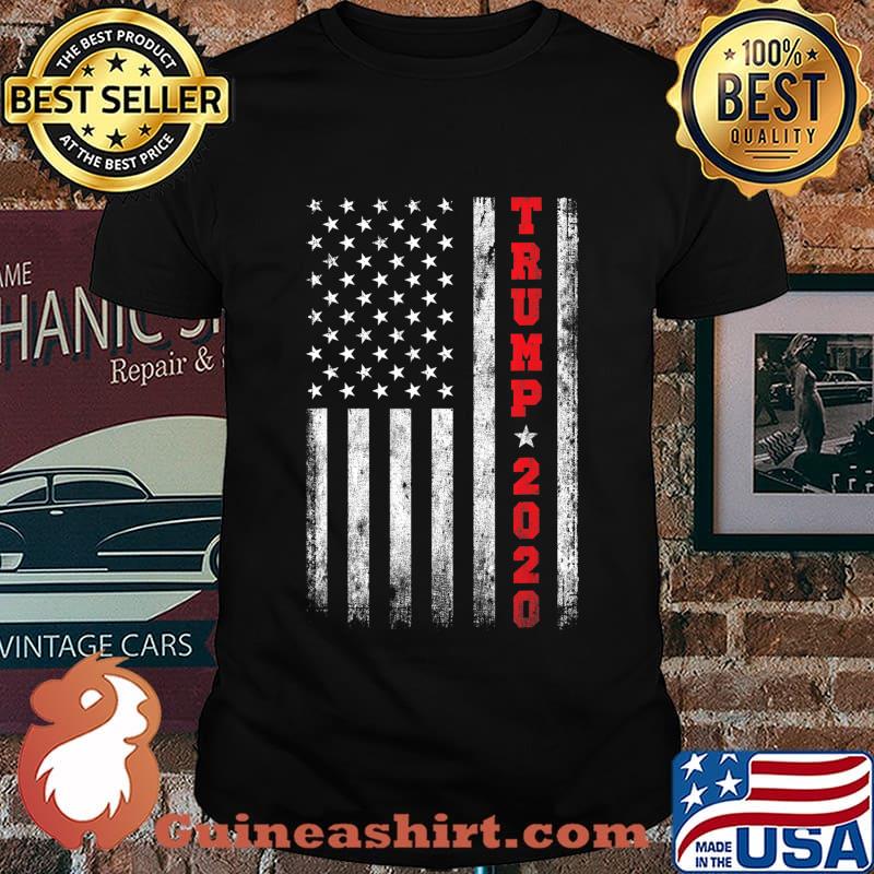Trump 2020 American Flag Vintage T-Shirt