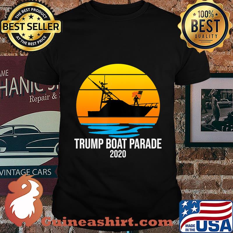 TRUMP 2020 Boaters For Trump Parade Florida Yacht Boat Flag T-Shirt
