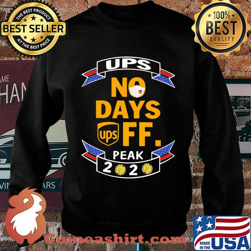 Ups no days off peak 2020 mask covid-19 s Sweater