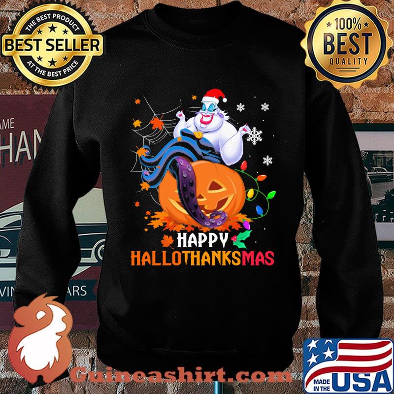 Ursula happy hallothanksmas halloween thanksgiving christmas s Sweater