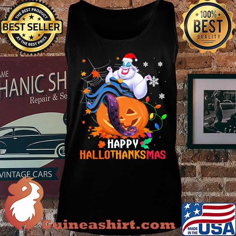 Ursula happy hallothanksmas halloween thanksgiving christmas s Tank top