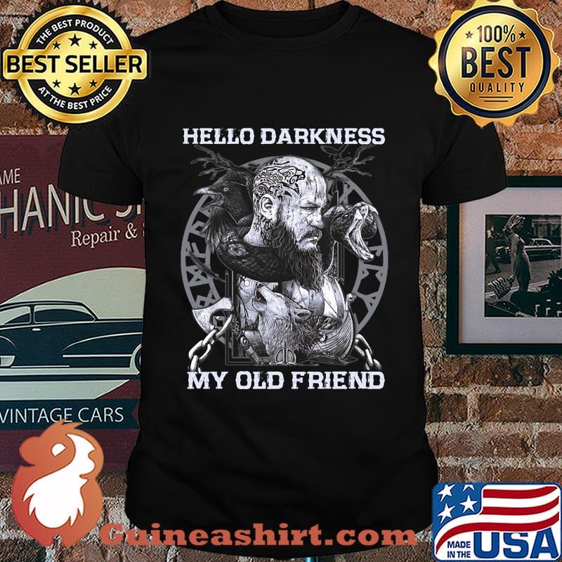 Vikings snake hello darkness my old friend shirt