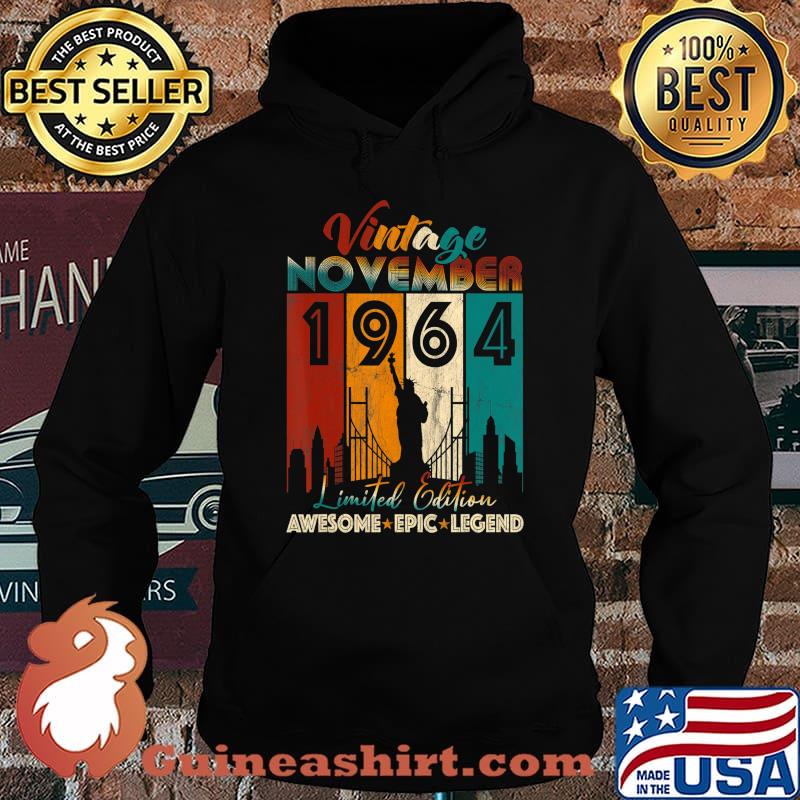 Vintage 1964 Limited Edition 68th Birthday 56 Year Old Gifts T-Shirt Hoodie