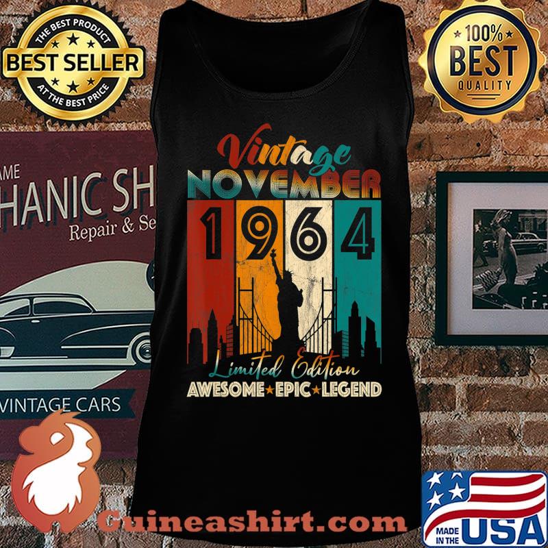 Vintage 1964 Limited Edition 68th Birthday 56 Year Old Gifts T-Shirt Tank top