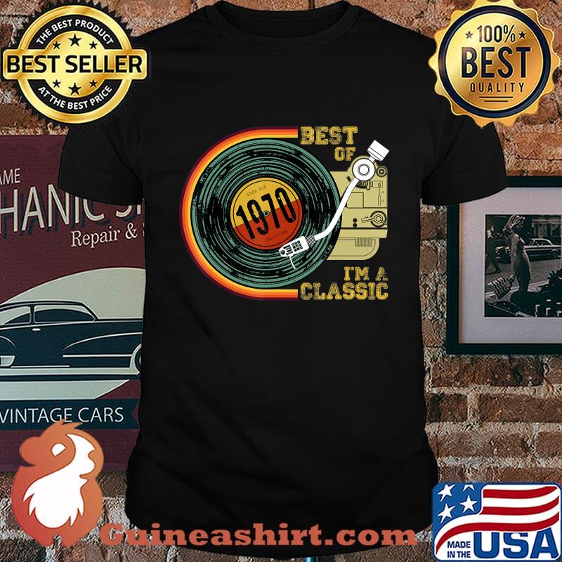 Vintage 1970s I'm Classic 50th Birthday Graphic Retro Vinyl T-Shirt