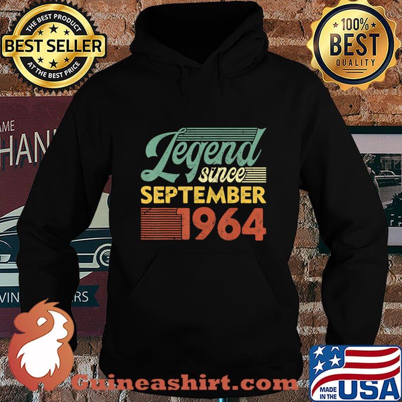 Vintage Legend Since September 1964 Birthday T-Shirt Hoodie