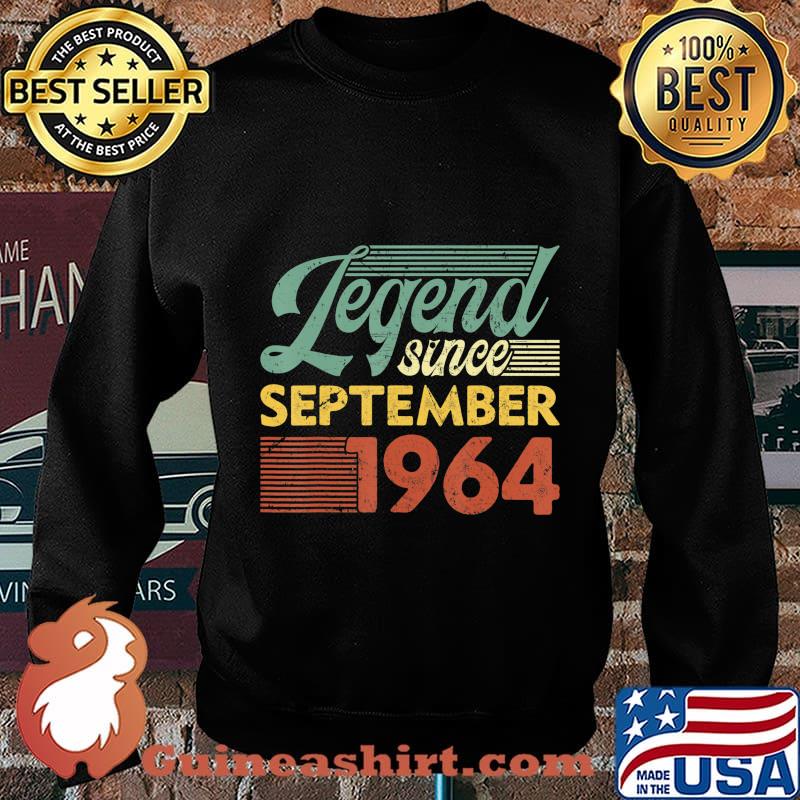 Vintage Legend Since September 1964 Birthday T-Shirt Sweater