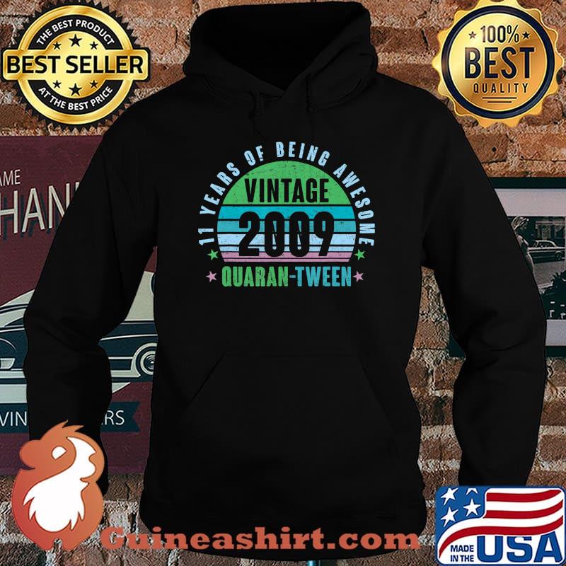 Vintage Quarantween quarantine birthday 11 year old gift T-Shirt Hoodie