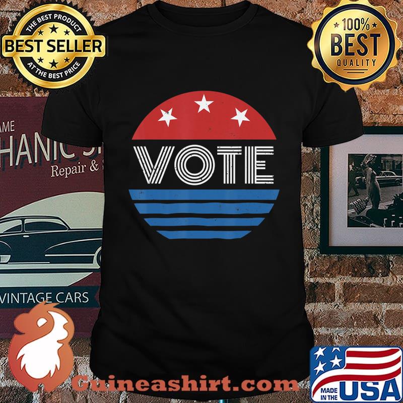 Vote Shirt Women Men Retro Vintage Election 2020 Voter T-Shirt
