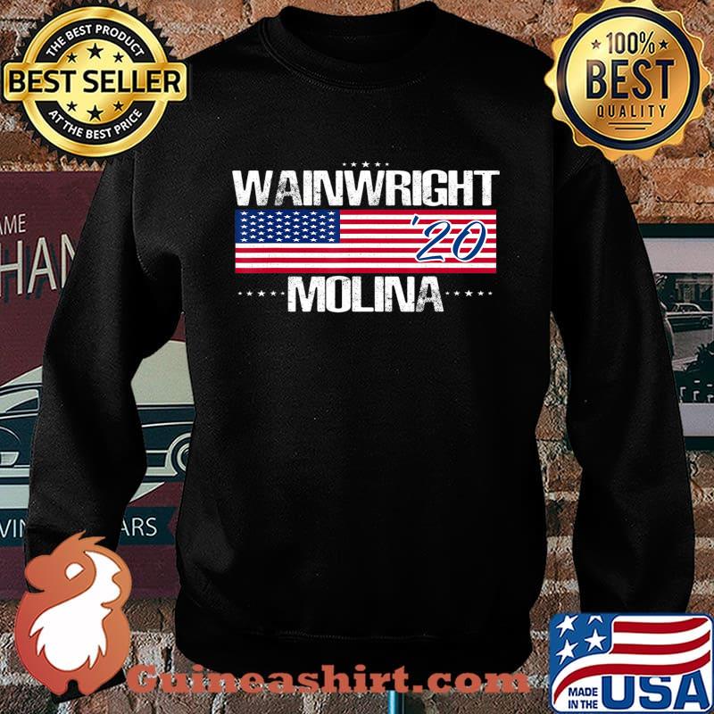 Wainwright Molina 2020 Shirt American Flag sports gift idea T-Shirt Sweater