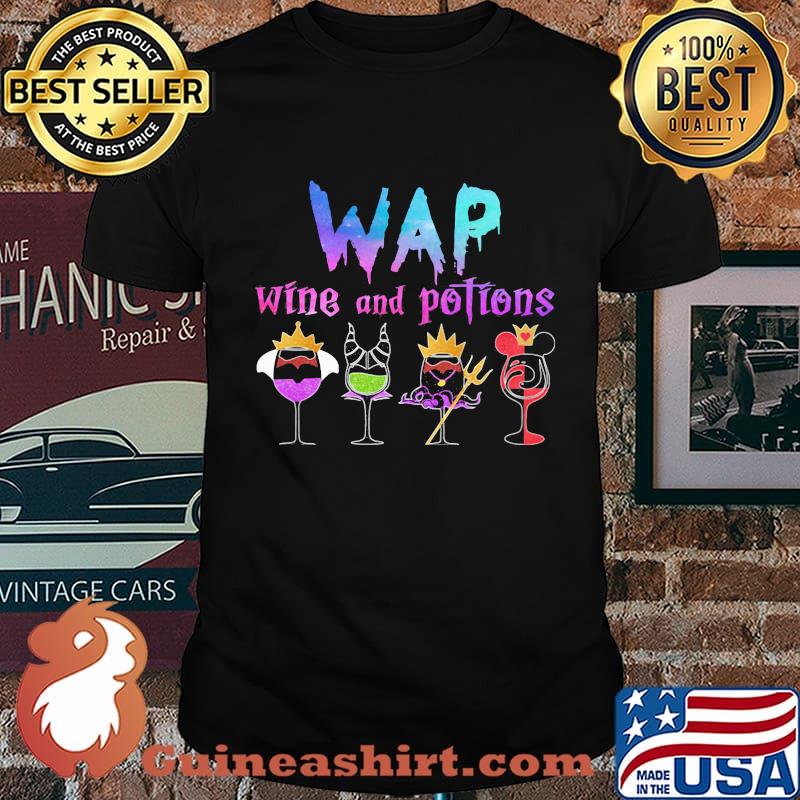 Wap wine and potions witch shirt