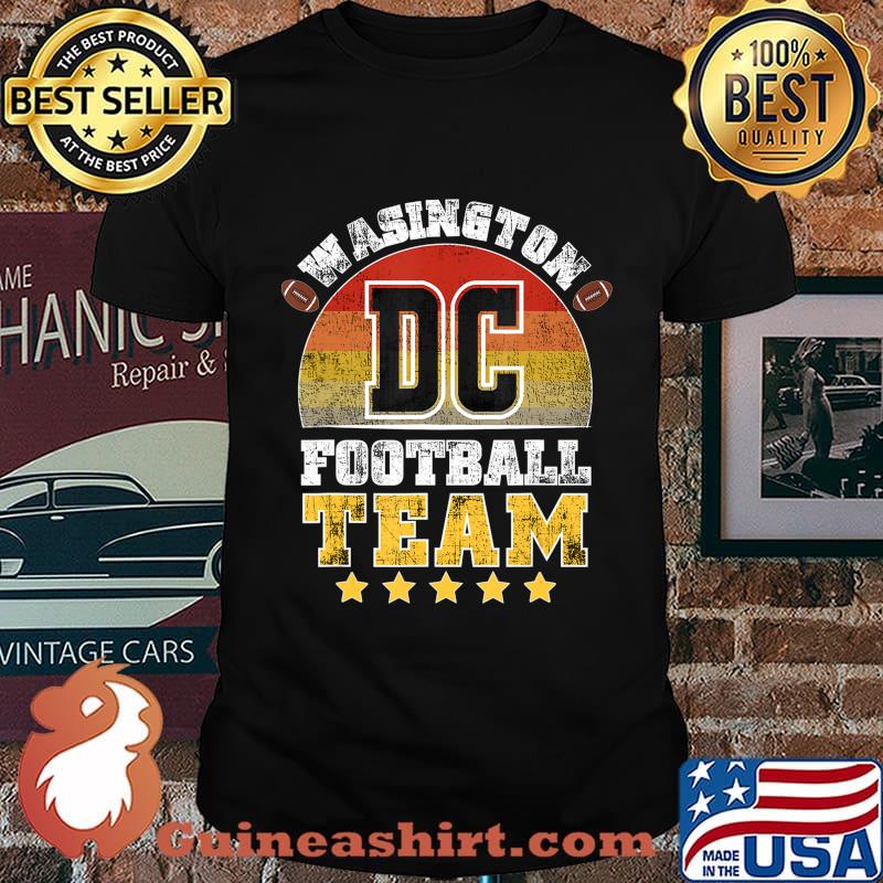 Washington Football Team DC Sports Novelty Retro Vintage T-Shirt