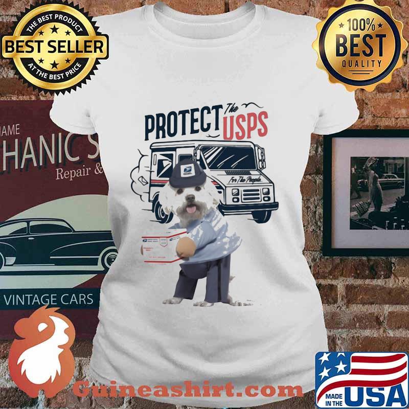 Yorkie protect the united states postal service s Ladies tee