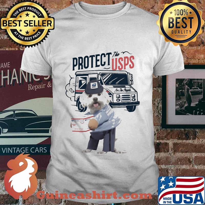 Yorkie protect the united states postal service shirt