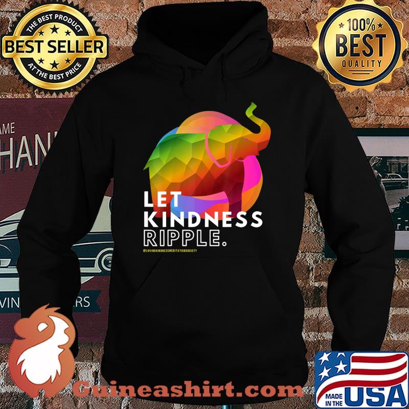 Zen Elephant Compassion Kindness Ripple Mindfulness Meditate T-Shirt Hoodie