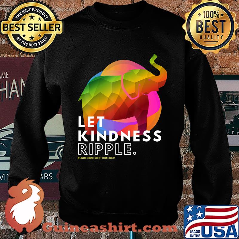 Zen Elephant Compassion Kindness Ripple Mindfulness Meditate T-Shirt Sweater