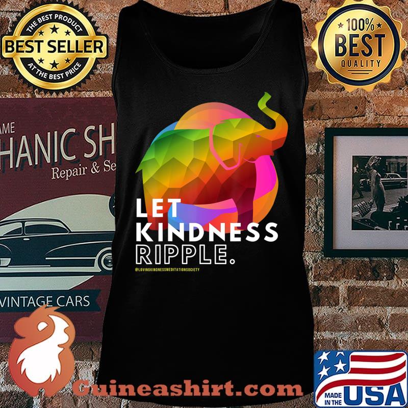 Zen Elephant Compassion Kindness Ripple Mindfulness Meditate T-Shirt Tank top