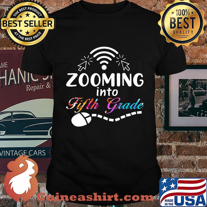 Zooming Into Fifth Grade Distance Learning School Gift T-Shirt