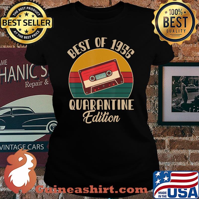 54th Birthday Vintage Retro 1956 Quarantine Edition Mixtape T-Shirt Laides tee