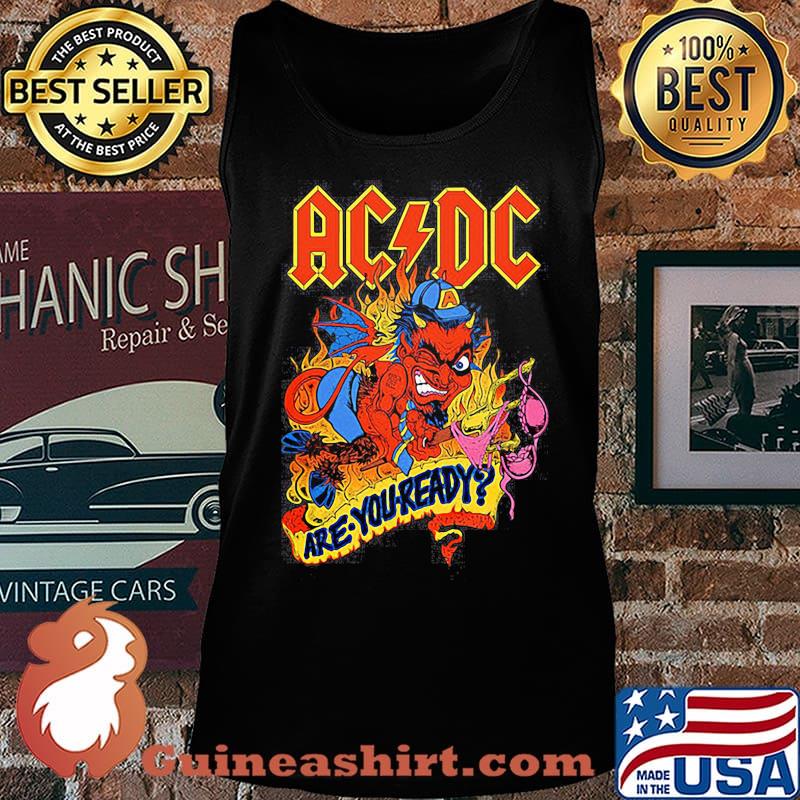 Acdc band are you ready satan s Tank top