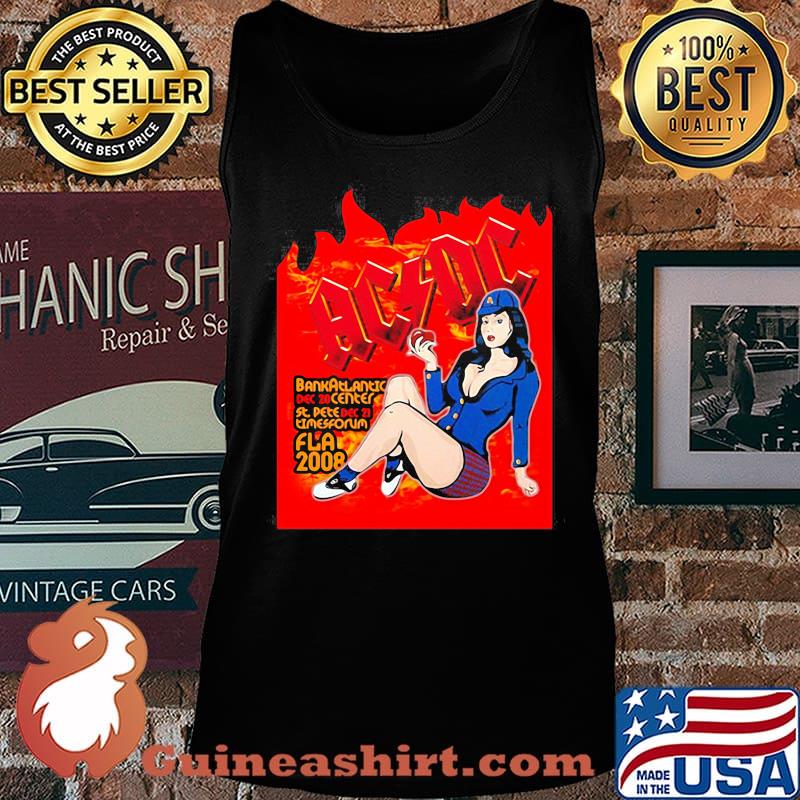 Acdc band bankatlantic edc 2020 center st dete dec timesforum fla 2008 s Tank top