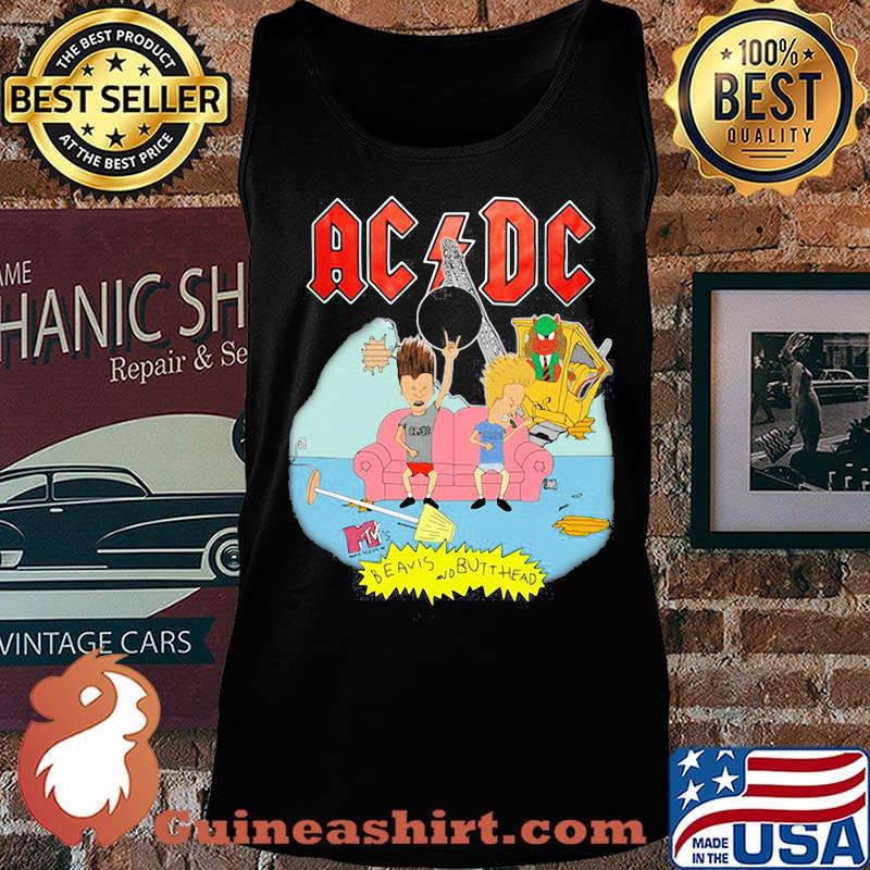 Acdc band beavis and but head s Tank top