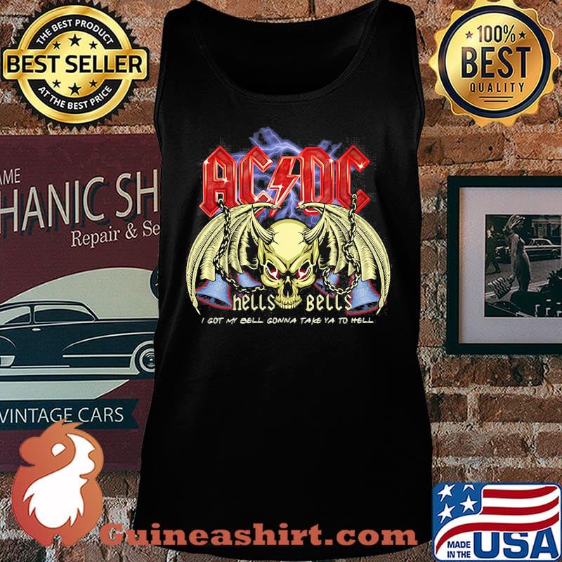 Acdc band hells bells i got my bell gonna take ya to hell s Tank top