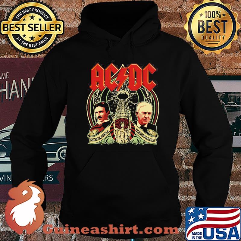 Acdc band nikola tesla thomas edison statue of liberty s Hoodie