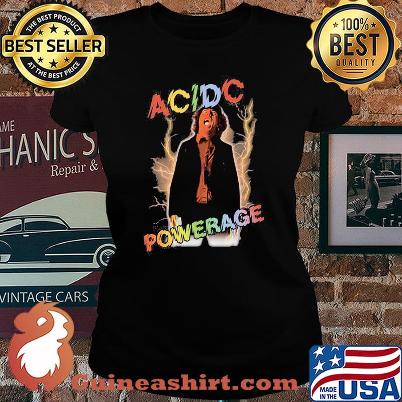 Acdc band powerage vintage s Laides tee