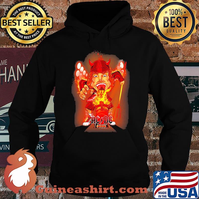 Acdc band satan fire vintage s Hoodie