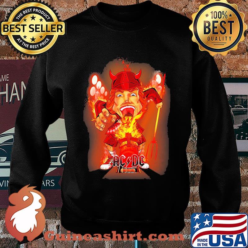 Acdc band satan fire vintage s Sweater