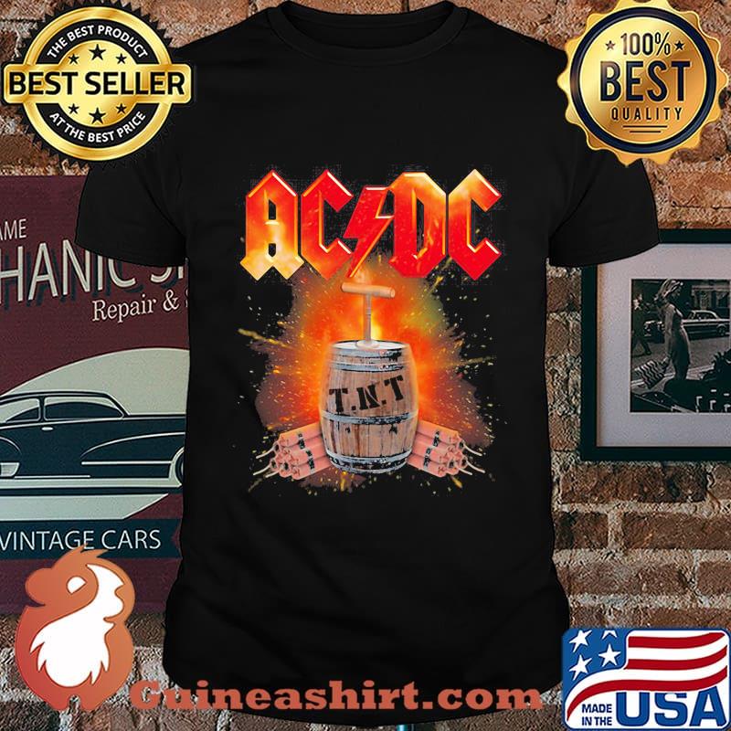 Acdc band tnt group bomb shirt