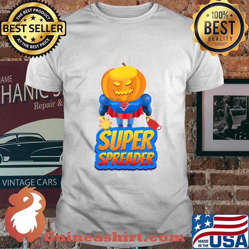 Anti Trumpkin Super Spreader President Halloween Costume T-Shirt