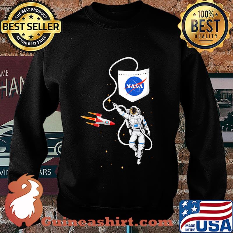 Astronaut rocket nasa logo s Sweater