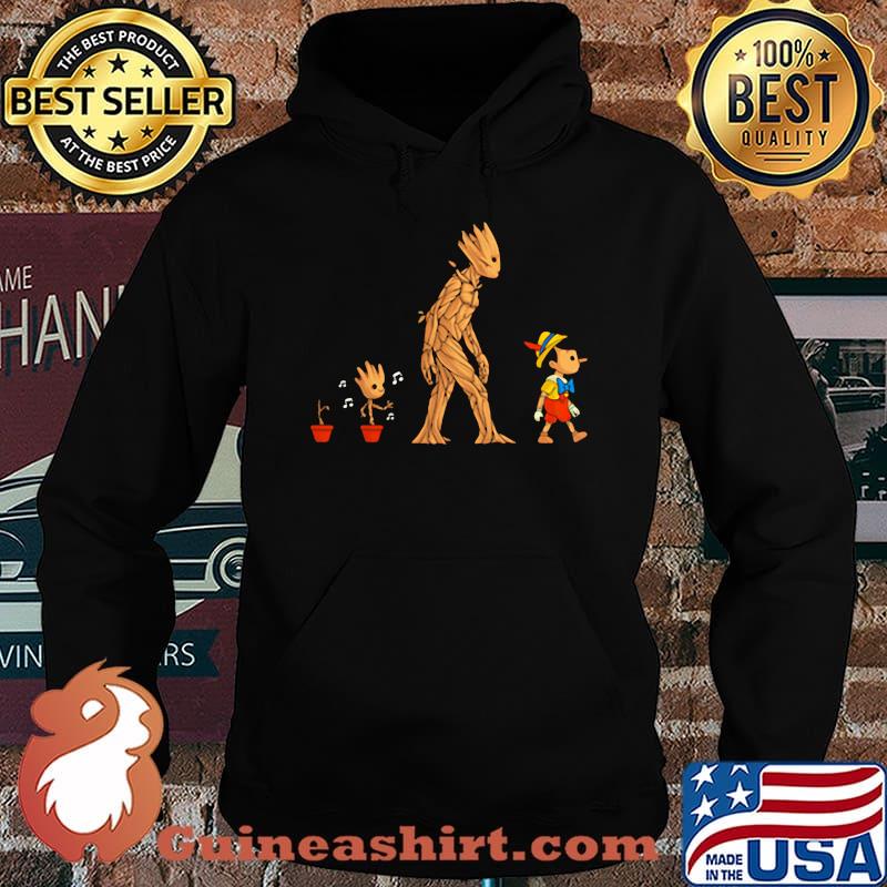 Baby groot wooden man s Hoodie
