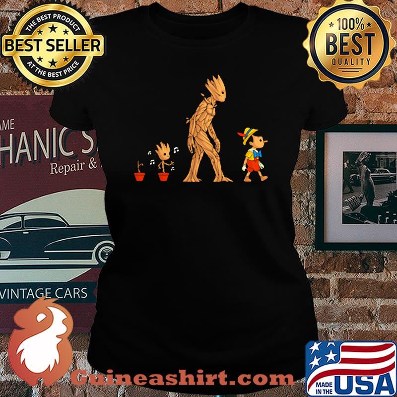 Baby groot wooden man s Laides tee