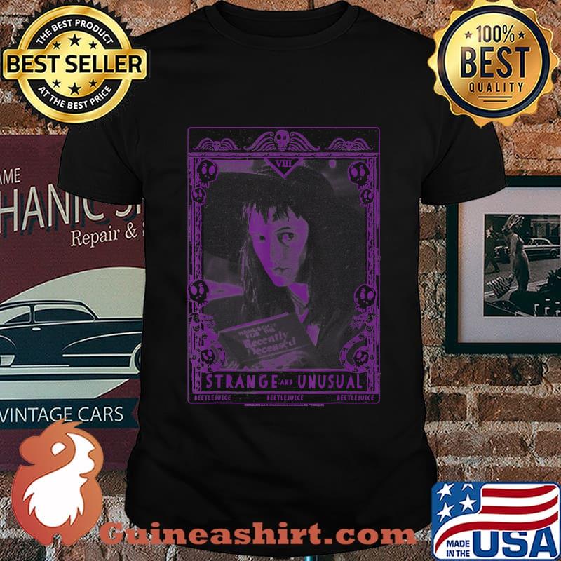 Beetlejuice Lydia Strange And Unusual Tarot Card T-Shirt