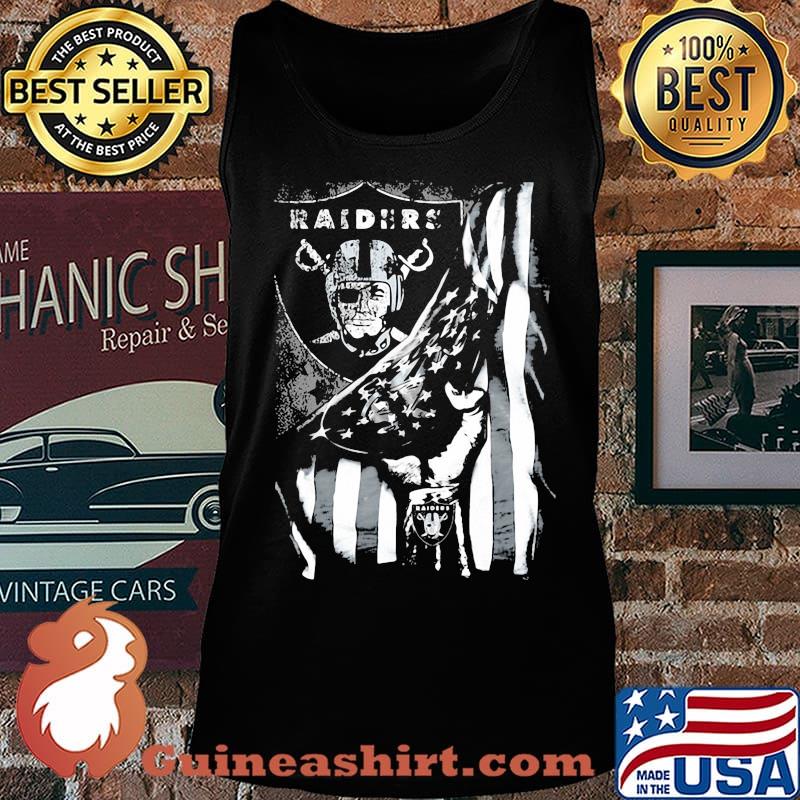 Blood inside oklahoma raiders american flag s Tank top