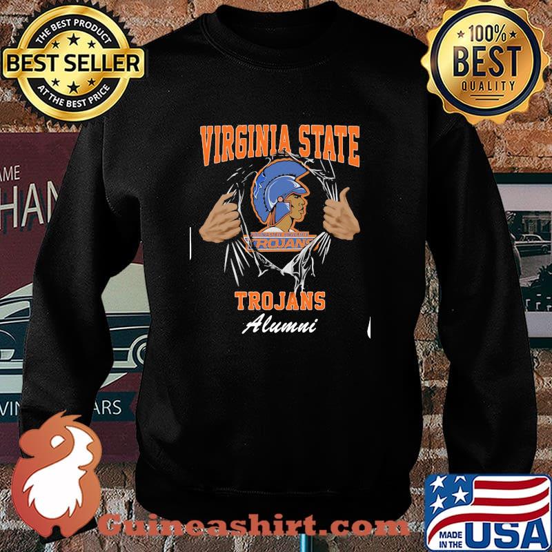 Blood inside virginia state trojans alumni s Sweater