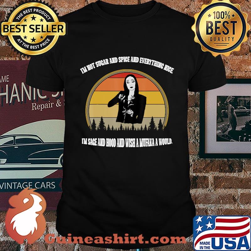 Boo Bees Fly Halloween Vintage I'm Not Sugar And Spice T-Shirt