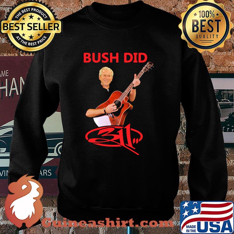 Bush did playing guitar s Sweater