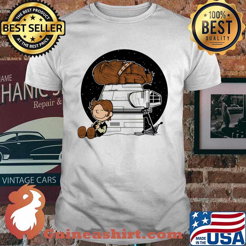 Charlie brown and snoopy star wars shirt