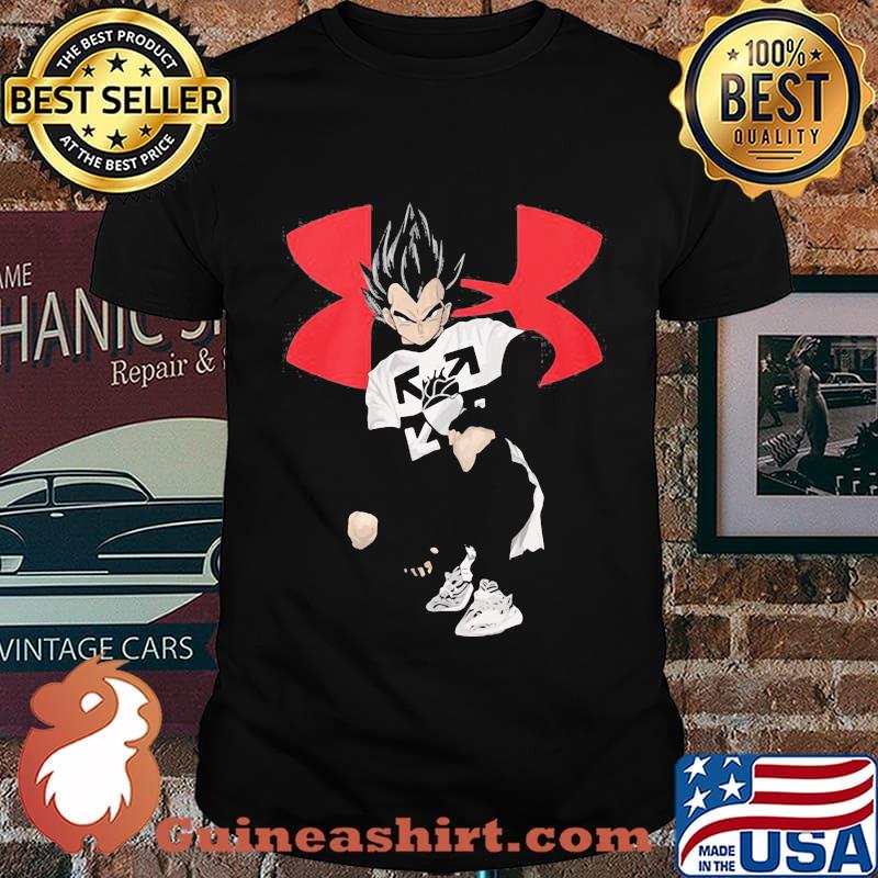 Dragon ball 7 vegeta logo shirt